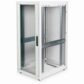 Netzwerkschrank freistehend 19" 26HE Digitus 1300x600x800 mm, Farbe Grau RAL 7035, mit Glasfronttür