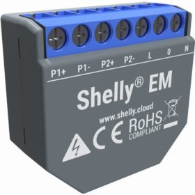 Shelly Relais "EM" WLAN Stromzähler 2x 120A Ohne Klemmen Messfunktion