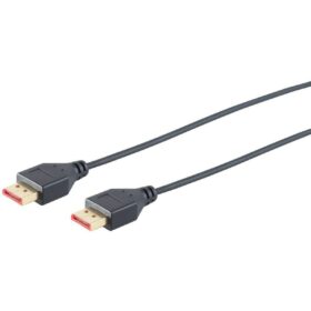 DisplayPort (ST-ST) 1,5m 8K 120Hz SLIM vergoldet Black