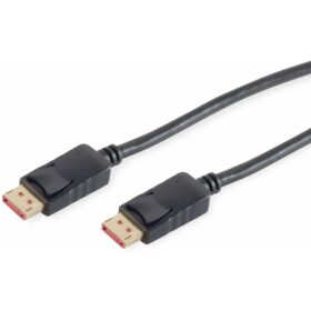 DisplayPort (ST) > HDMI (ST) 1m 4K 60Hz vergoldet Black