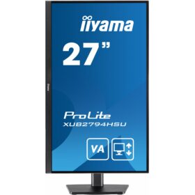 68,8cm/27'' (1920x1080) Iiyama ProLite XUB2794HSU-B1 16:9 4ms HDMI DisplayPort 2x USB VESA Pivot Speaker FullHD Black
