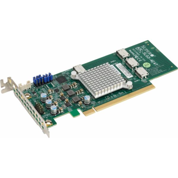 Supermicro AOC-SLG3-4E4T 2.8GB/s quad-Port Gen-3 Internal NVMe Host Bus Adapter