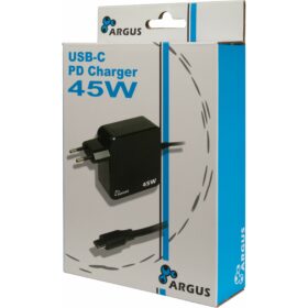 Charger USB-C 45W Black Inter-Tech PD-2045