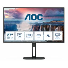 68,6cm/27" (1920x1080) AOC 27V5CE 16:9 4ms HDMI USB-C VESA Full HD Speakers Black