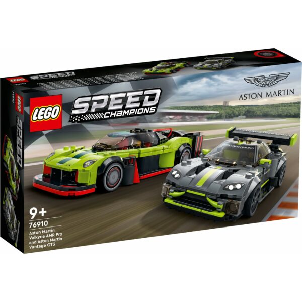 LEGO Aston Martin Valkyrie AMR Pro & Aston Martin Vantage GT3 76910