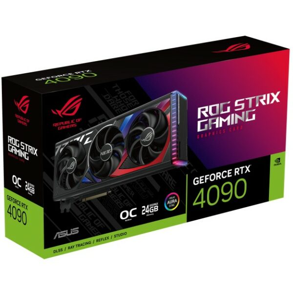 RTX 4090 24GB ASUS ROG Strix OC GDDR6X 3Fan ROG-STRIX-RTX4090-O24G-GAMING