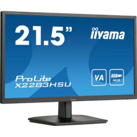 21,5''/54,5cm (1920x1080) iiyama ProLite X2283HSU-B1 16:9 1ms HDMI DisplayPort VESA Speaker FullHD Black