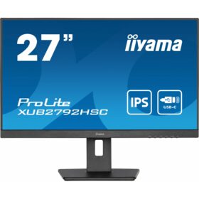 68,6cm/27'' (1920x1080) Iiyama XUB2792HSC-B5 16:9 4ms IPS HDMI DisplayPort USB-C VESA Pivot Speaker Full HD Black