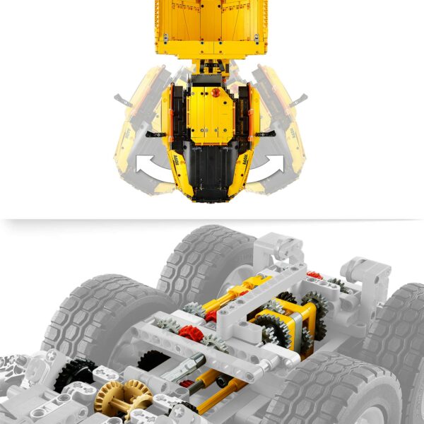 SOP LEGO Technic Knickgelenkter Volvo-Dumper 42114