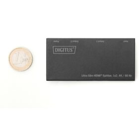 Adapter Ultra Slim 4K HDMI Audio/Video Splitter 2xHDMI DIGITUS