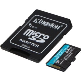64GB Kingston Canvas Go! Plus microSDXC 170MB/s +Adapter