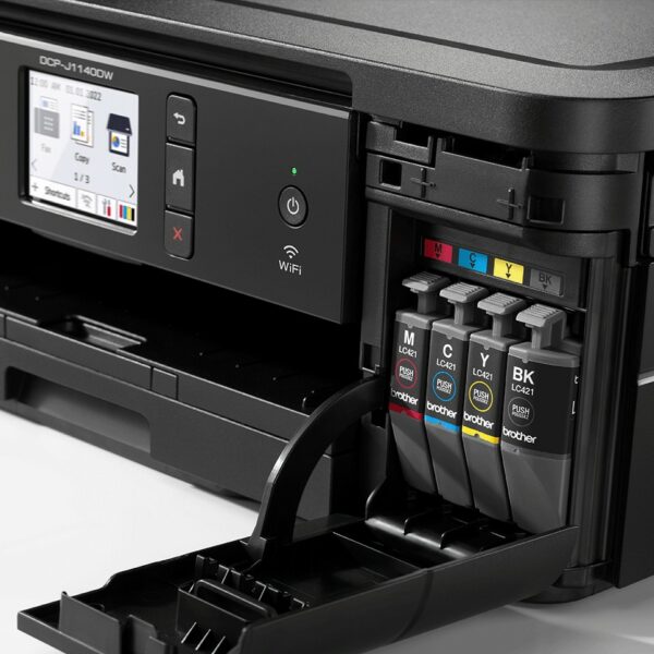 T Brother DCP-J1140DW Tintenstrahldrucker 3in1 A4 Air Print USB WLAN Duplex