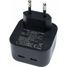 Charger USB-C 36W Black Inter-Tech PD-2036