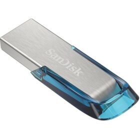 STICK SanDisk Ultra Flair - 32 GB - 3.2 Gen 1 - Blau - Silber
