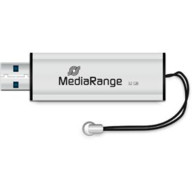 STICK MEDIARANGE MR916 - 32 GB - USB Typ-A - 3.2 Gen 1 - Dia - Schwarz - Silber