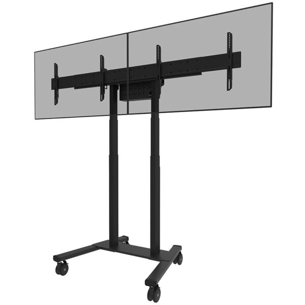 Doppelbildschirm-Adapter (42" -65") insg, max, 100kg opt, für FL55-875BL1 + WL55-875BL1 Neomounts Schwarz