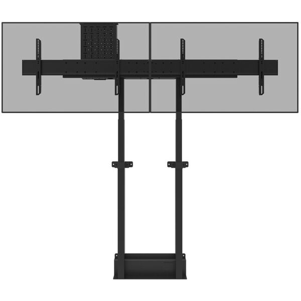 Doppelbildschirm-Adapter (42" -65") insg, max, 100kg opt, für FL55-875BL1 + WL55-875BL1 Neomounts Schwarz