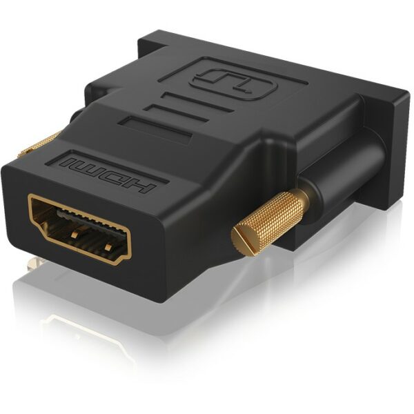 Adapter DVI-D (24+1) > HDMI (ST-BU) ICY BOX Black