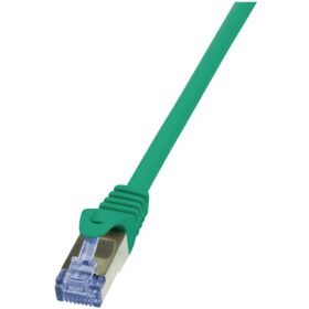 Patchkabel CAT6a RJ45 S/FTP 5m Green LogiLink PrimeLine PIMF LSZH