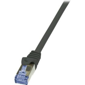 Patchkabel CAT6a RJ45 S/FTP 0,25m Black LogiLink PrimeLine PIMF LSZH