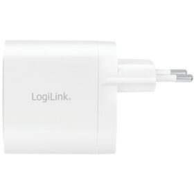 Charger LogiLink 2xUSB-C 40 W White