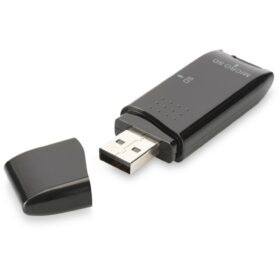 CardReader USB 2.0 SD/Micro SD für SD (SDHC/SDXC) und TF (Micro-SD) Karten DIGITUS