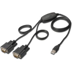 zu Seriell DIGITUS RS232 2x RS232 cable type Chipsatz: FT2232H 1,5m