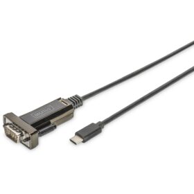 DIGITUS USB-C > DSUB 9M 1m Kabel Länge FTDI Chipsatz