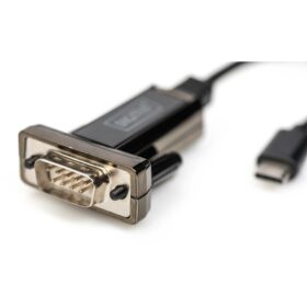 DIGITUS USB-C > DSUB 9M 1m Kabel Länge FTDI Chipsatz