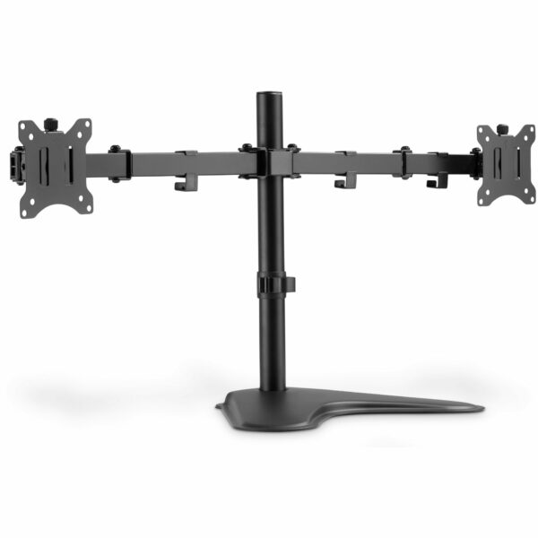 Monitorhalterung für 2 Monitore 2x 15-32" 2x 8KG DIGITUS schwarz Standfuß DA-90401