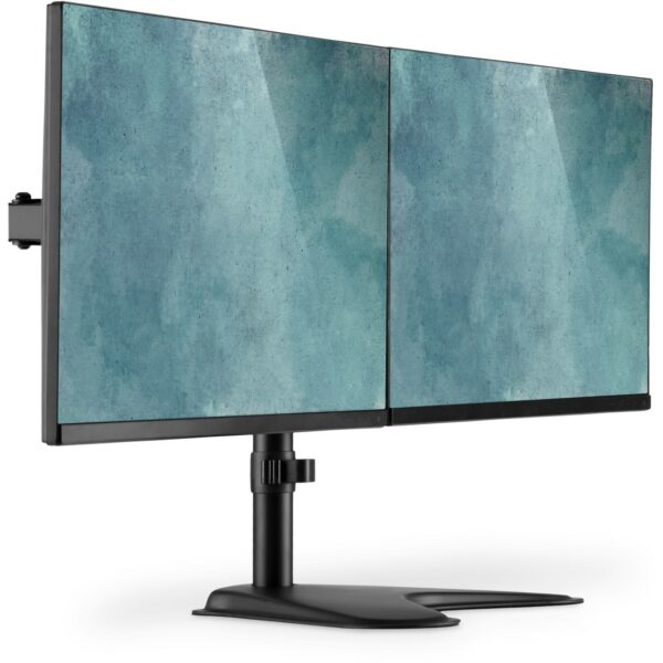 Monitorhalterung für 2 Monitore 2x 15-32" 2x 8KG DIGITUS schwarz Standfuß DA-90401