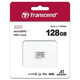 128GB Transcend 300S MicroSDXC 95MB/s +Adapter