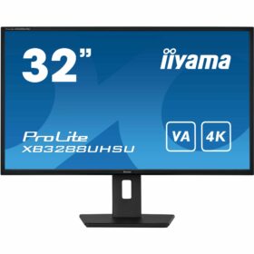 81,3cm/32" (3840x2160) Iiyama ProLite XB3288UHSU-B5 4K LED 60Hz 3ms 2xHDMI DP LS Black