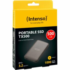 500GB Intenso TX500 Portable USB 3.2 Brown