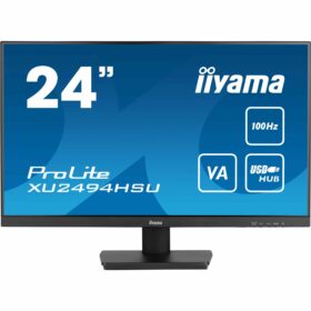61cm/24" (1920x1080) Iiyama ProLite XU2494HSU-B6 16:9 FHD 100Hz 1ms HDMI DP USB LS Black