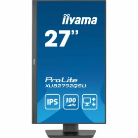 68,5cm/27" (2560x1440) Iiyama ProLite XUB2792QSU-B6 16:9 WQHD IPS 100Hz 0,4ms HDMI DP USB Pivot Speaker Black