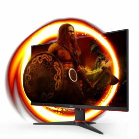 60cm/23,8" (1920x1080) AOC Gaming 24G2SPAE/BK G2 Series 1ms 165 Hz 2x HDMI VGA DP LS Black Red