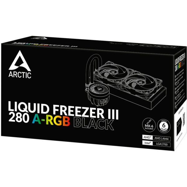 K Cooler Wasserkühlung Arctic Liquid Freezer III 280 A-RGB Black