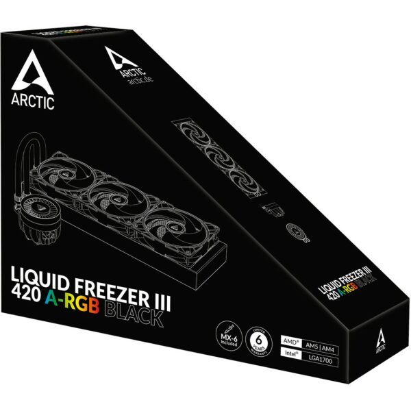 K Cooler Wasserkühlung Arctic Liquid Freezer III 420 A-RGB Black