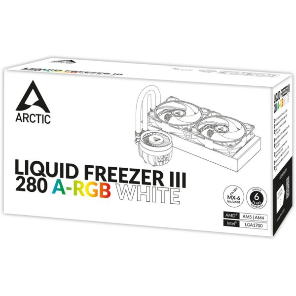 K Cooler Wasserkühlung Arctic Liquid Freezer III 280 A-RGB White