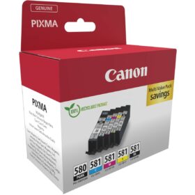 Canon Tinte PGI-580/CLI-581 2078C007 5er Multipack BK/C/M/Y/PGBK
