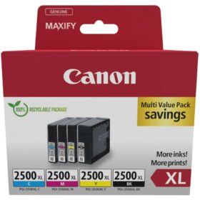 Canon Tinte PGI-2500XL 9254B010 4er Multipack (BK/C/M/Y)