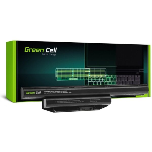 Green Cell Laptop Akku für Fujitsu LifeBook / 10.8V 4400mAh